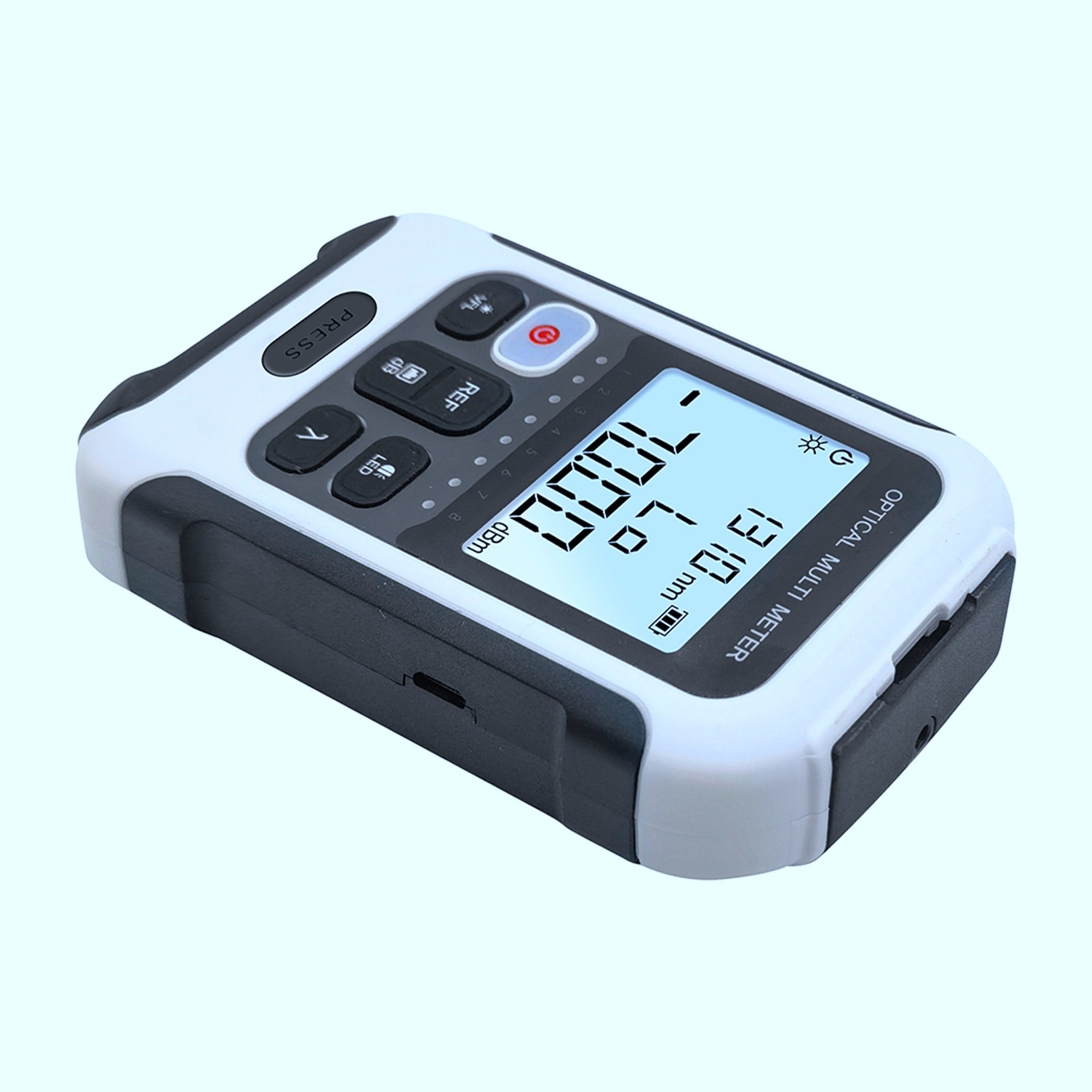 Multifunctional Optical Power Meter Accurate Tester For Engineering White For