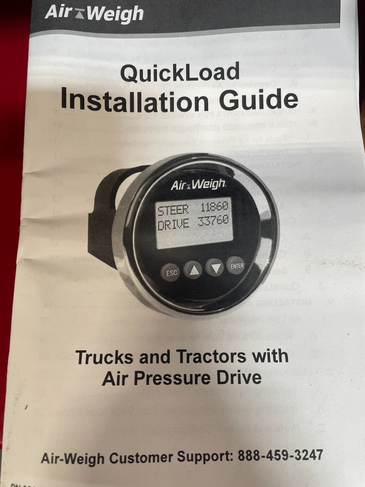 Air-Weigh Quickload 1350 Digital Scale
