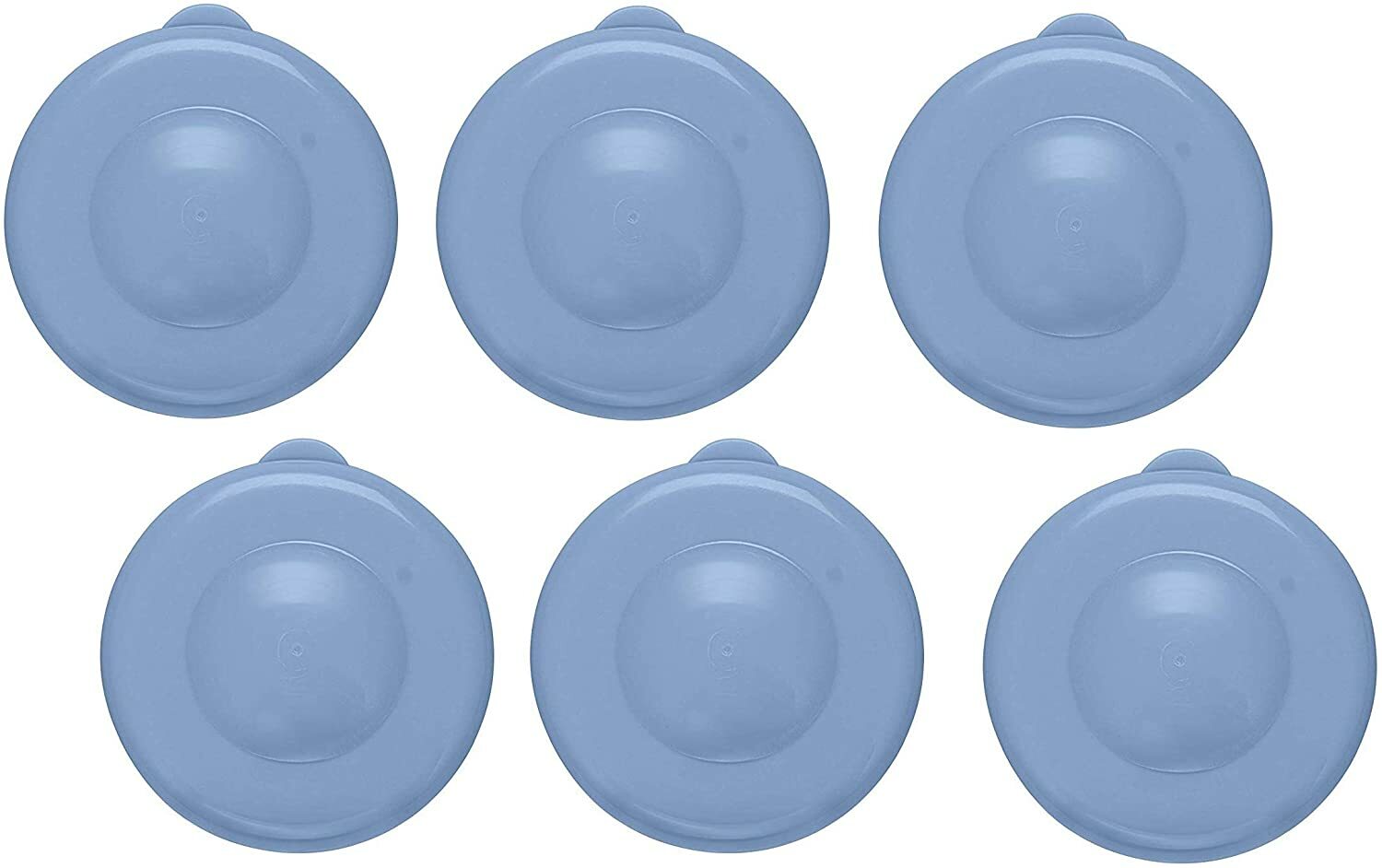 55mm Dew Cap Snap On Crown Top Lids 3 & 5 Gallon Water Bottle Jug BPA Free 6pack