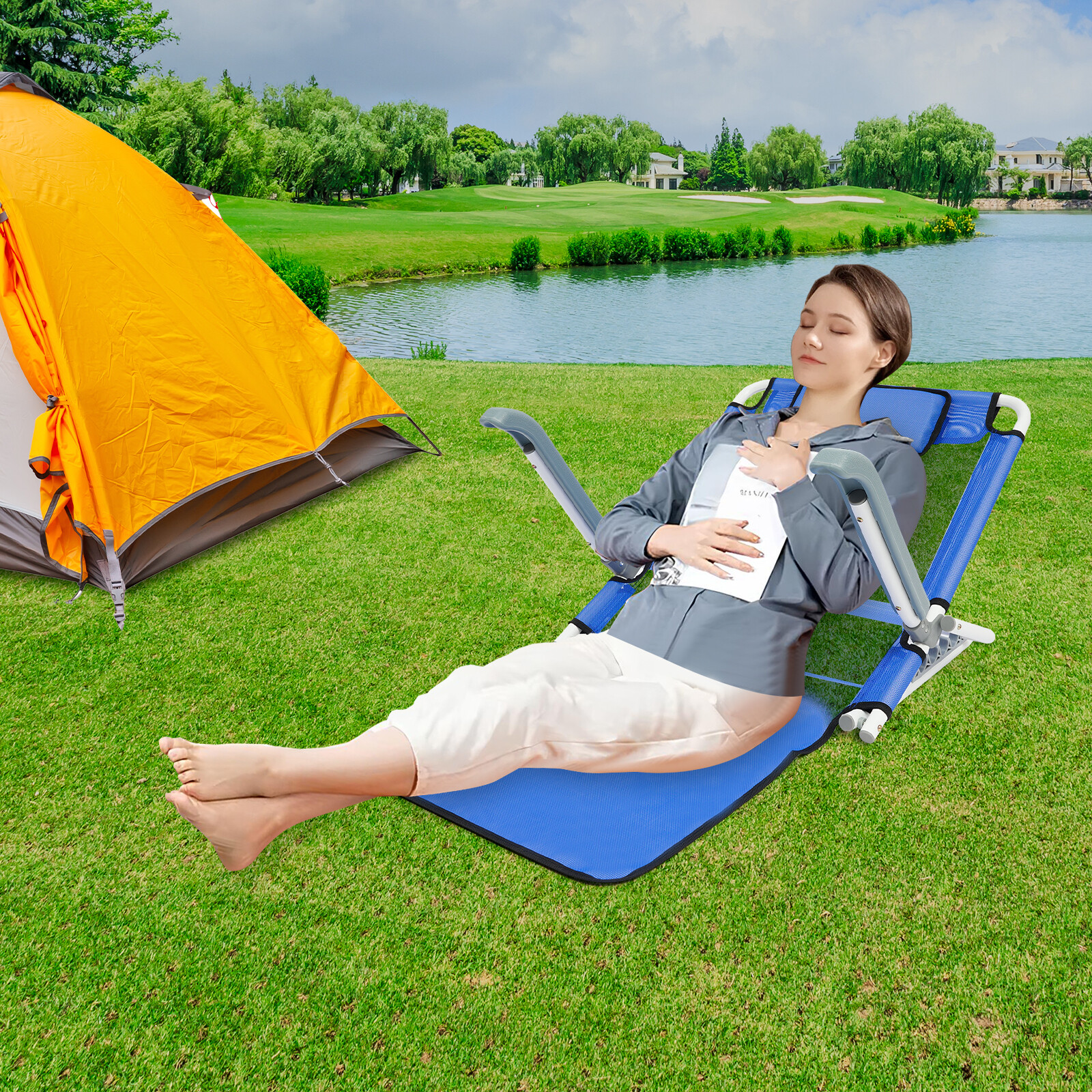 Adjustable Bed Backrest Portable Folding Backrest Lifting Bed Backrest