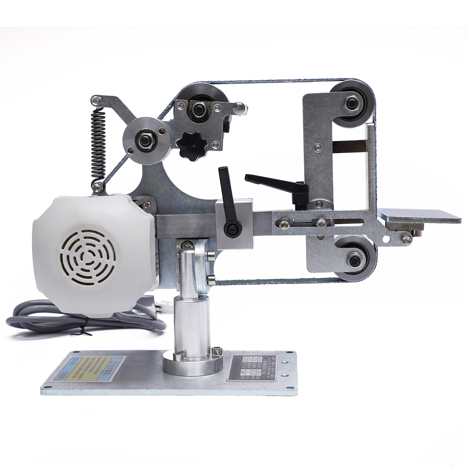 110V Brushless Electric Belt Sander Grinder Machine Polishing Grinding Sharpener