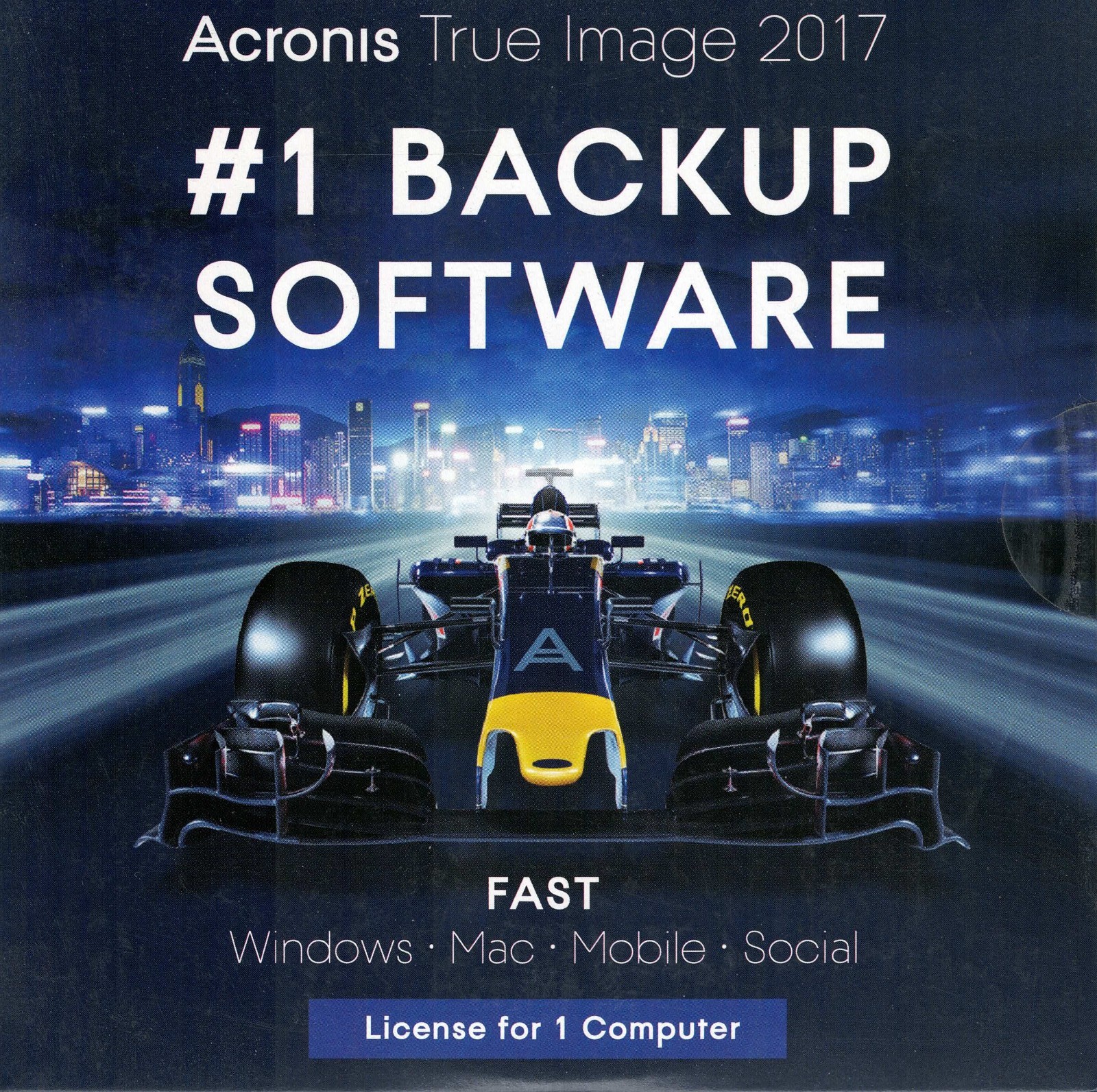 Acronis True Image 2017 | Physical CD & Key | New Old Stock