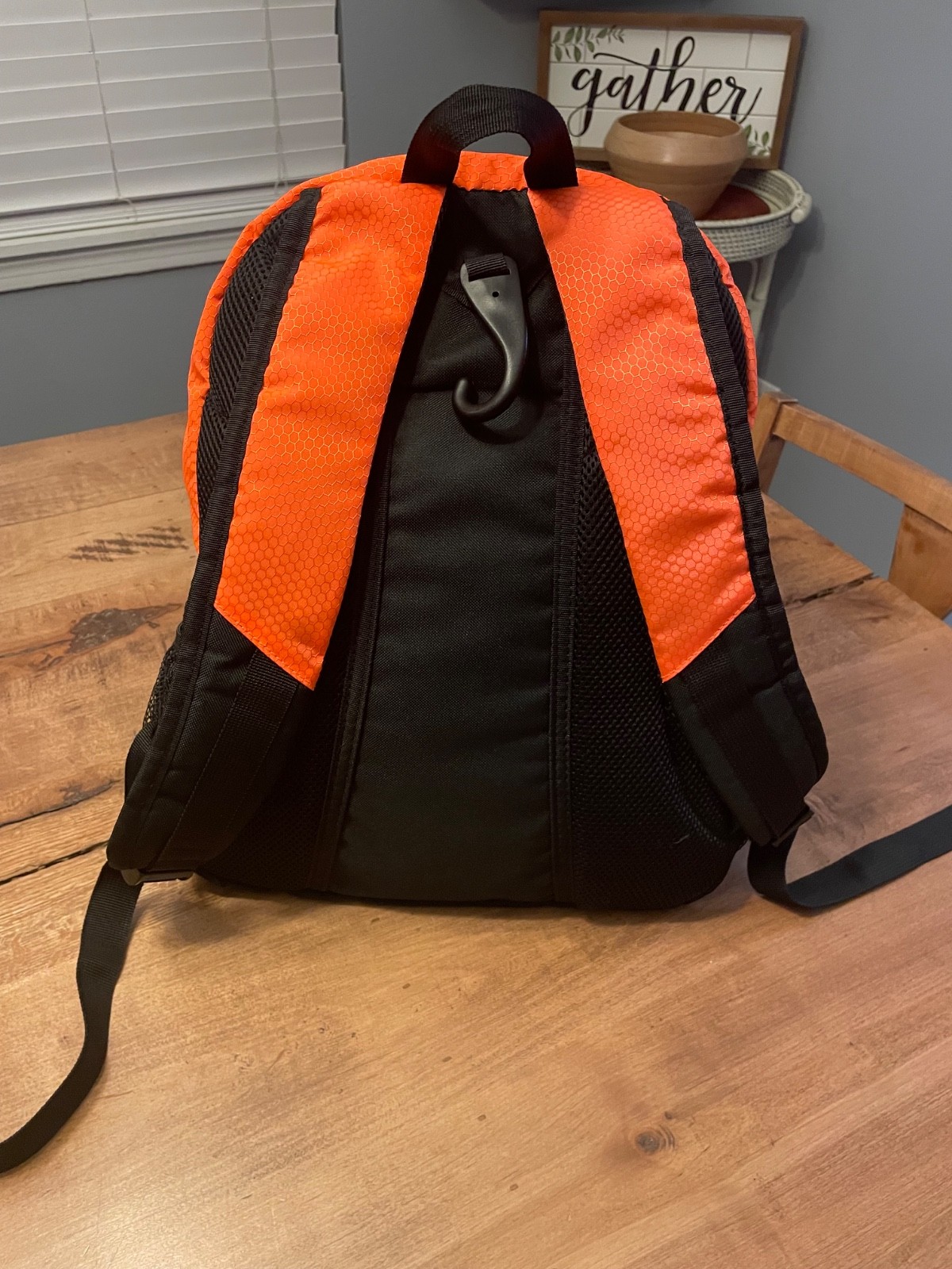 HIMAL backpack blaze orange large multi pockets, excellent condition