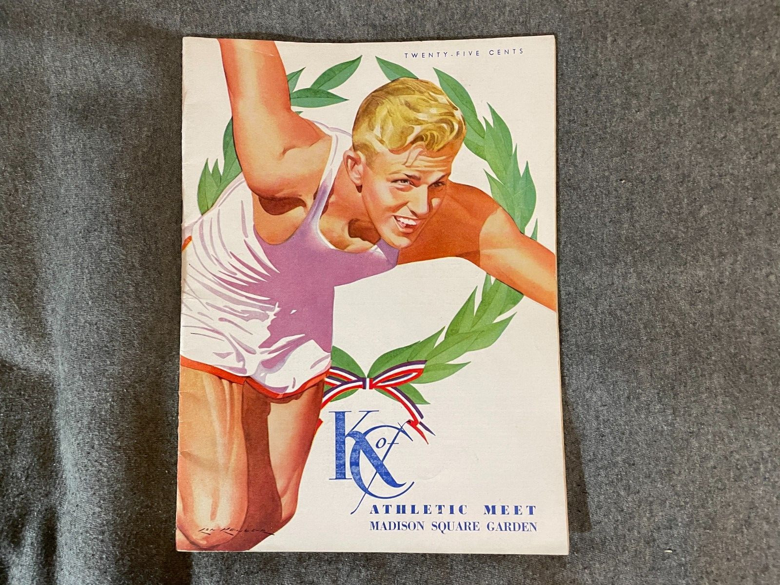 1955 Knights of Columbus Track & Field Program Madison Square Garden NY