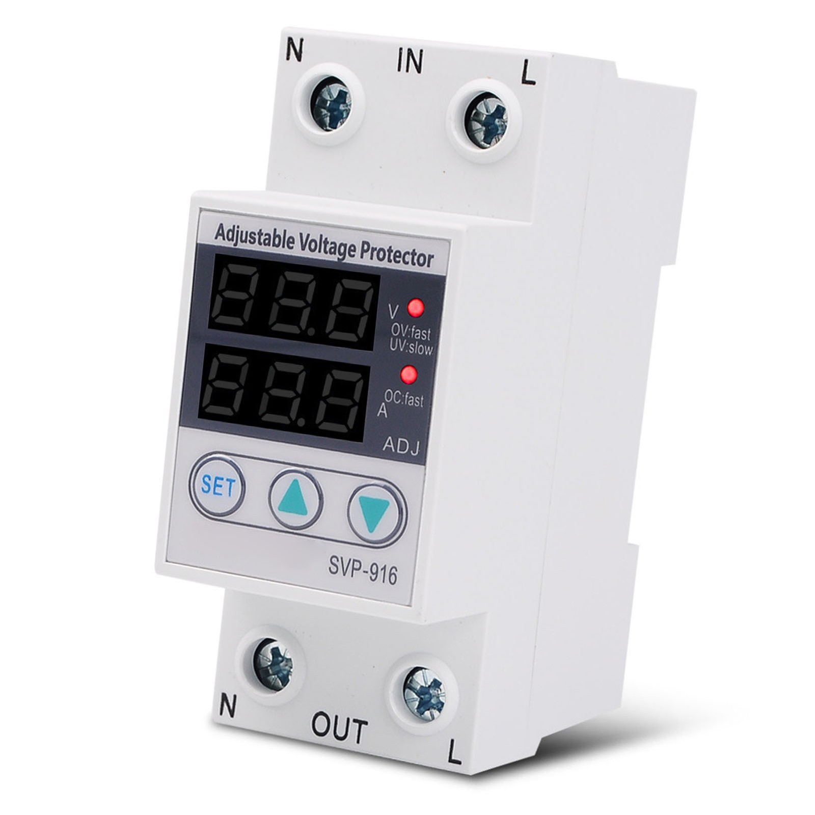 1-Multifunctional Adjustable Voltage Limit Current Protector Self-resetting HCUD