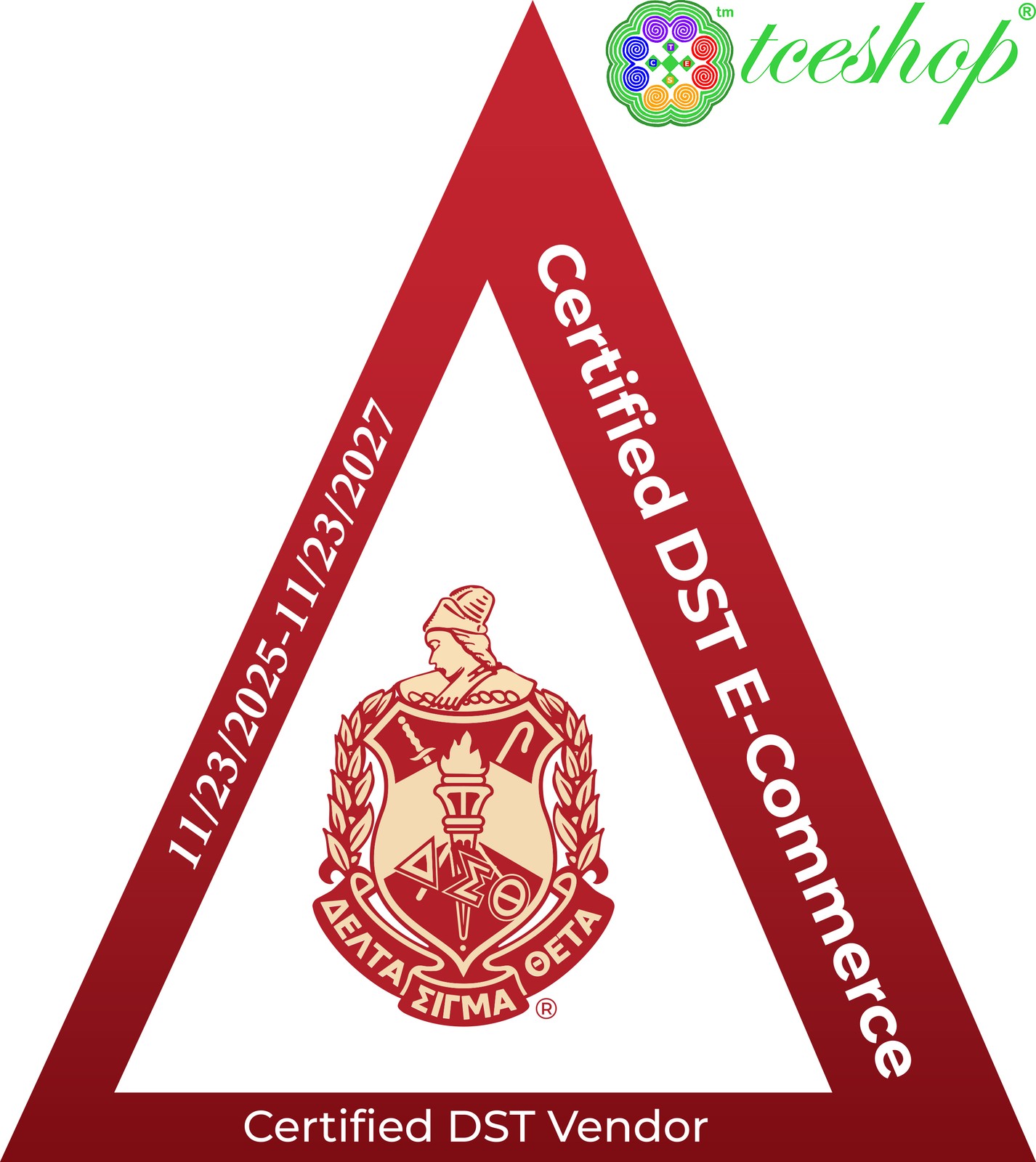 Delta Sigma Theta Large Inverted Umbrella [Red]