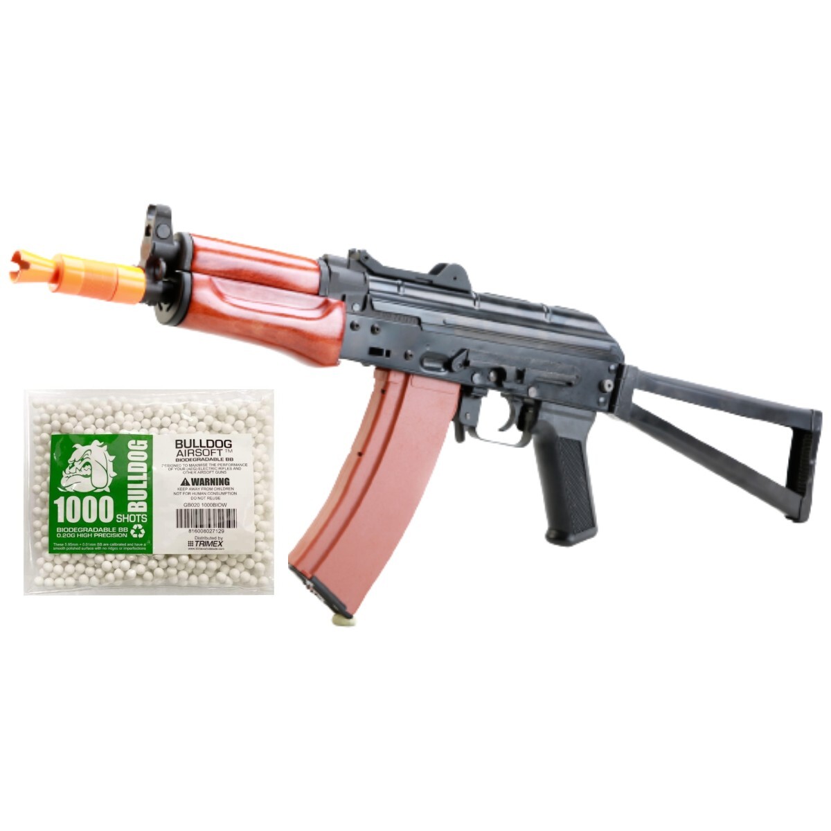 SRC Airsoft AEG Electric Rifle - SR74U Gen3 AK74 Metal 380 FPS 380 Round 6mm BB
