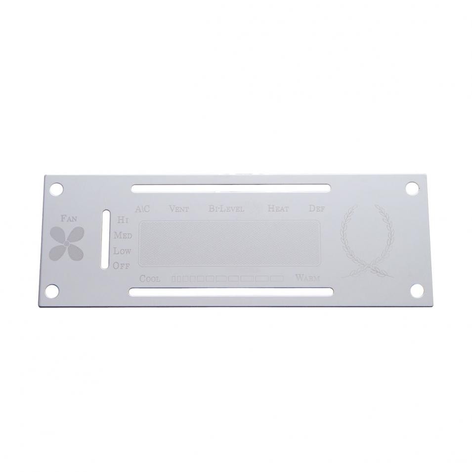 Kenworth Stainless Steel Truck A/C Control Plate