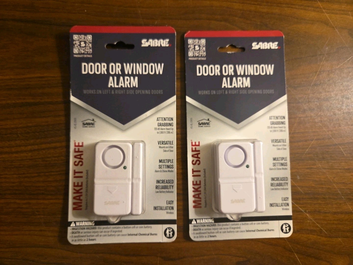 SABRE Wireless Door and Window Alarm (2-Pack)