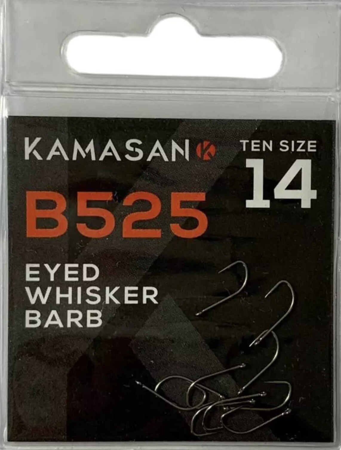 Kamasan B525 Whisker Barbed Hooks. All Sizes Available. Free P&P