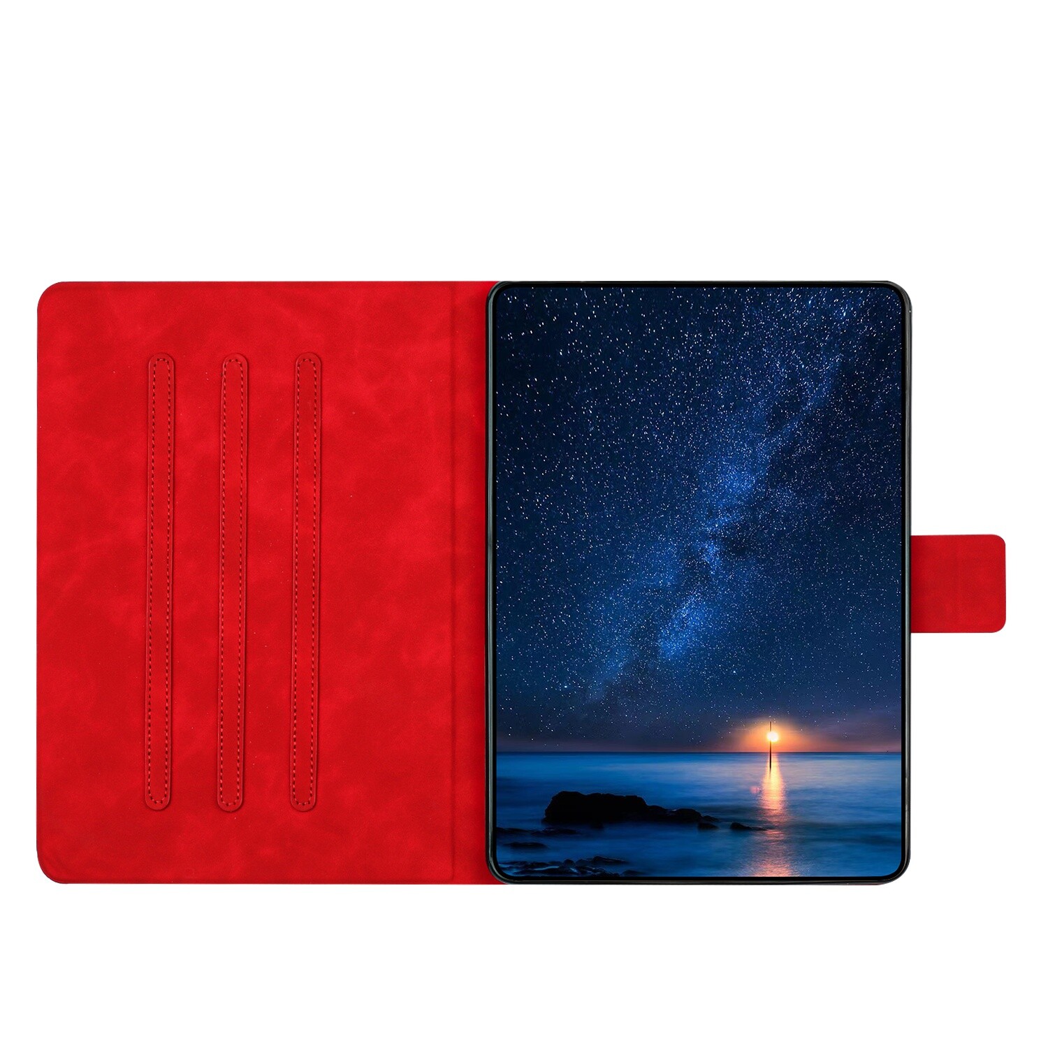 Leather Kitty Pattern Case For Samsung Galaxy Tab A9+ A8 A7 S2 Back Smart Cover