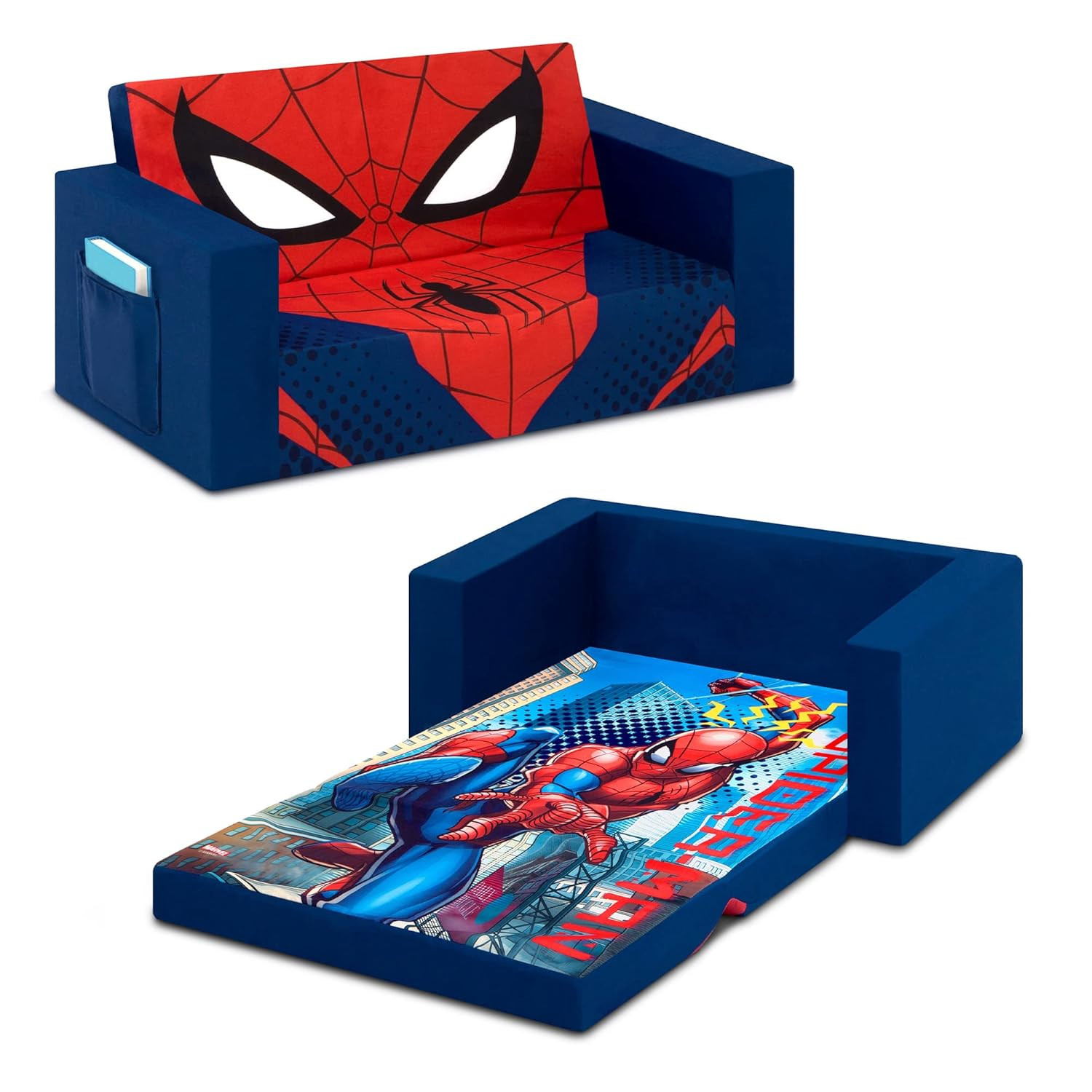Spider-Man Cozee Flip-Out Sofa for Kids - Fun & Functional!