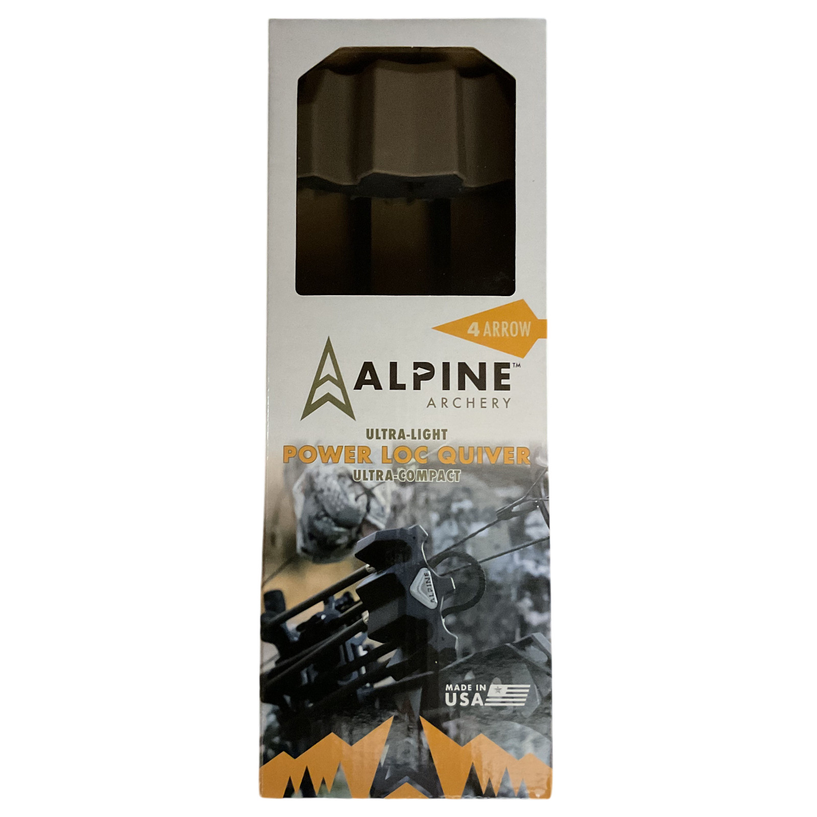 Alpine Power Loc 4 Arrow Quiver Buckskin