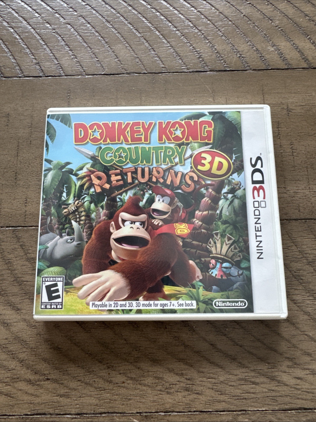 CASE AND MANUAL ONLY Donkey Kong County Returns (Nintendo 3DS) NO GAME INCLUDED
