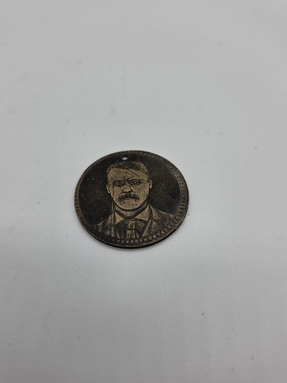 Teddy Roosevelt & Charles Fairbanks watch fob bottom for president 1904