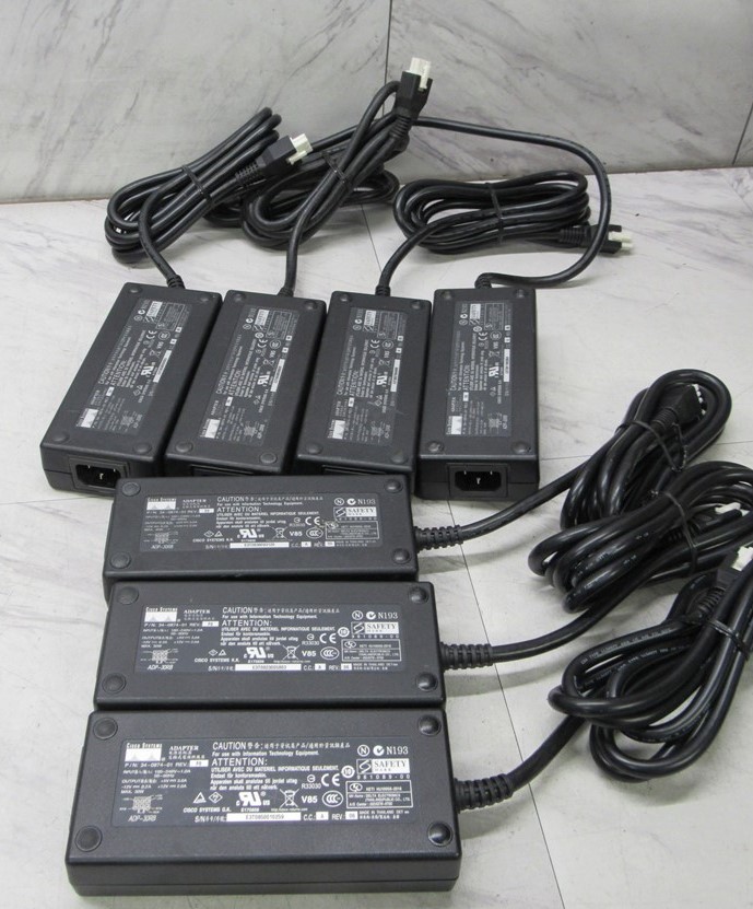 Lot of 7 Genuine Cisco AC Power Adapter 6-PIN 1700/1720/1721 P/N: 34-0874-01