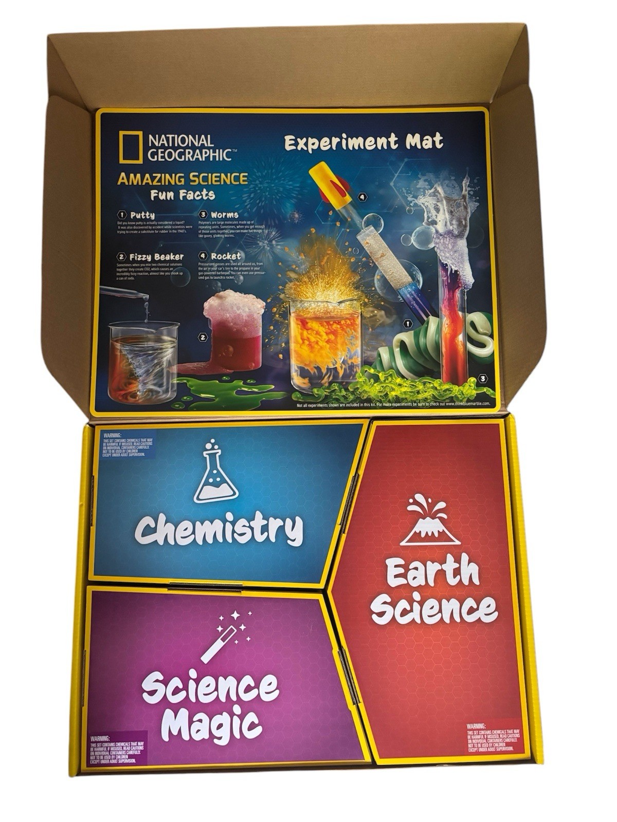 NEW NATIONAL GEOGRAPHIC Mega Science Lab - 75 Experiments - 90 Pieces - S.T.E.M.