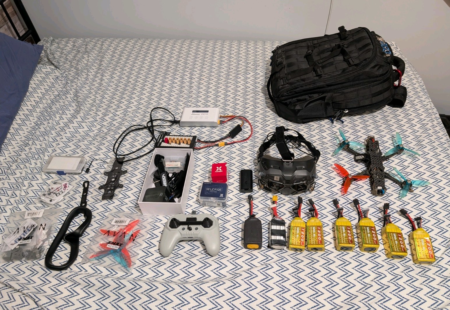 DJI digital hd diy fpv racing drone setup rtf lot