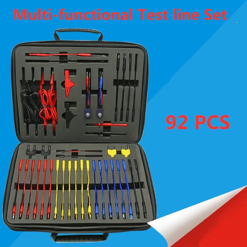 92pc Master Electrical Test Lead, Sensor Simulator & Terminal Adapter Set 92ELHC