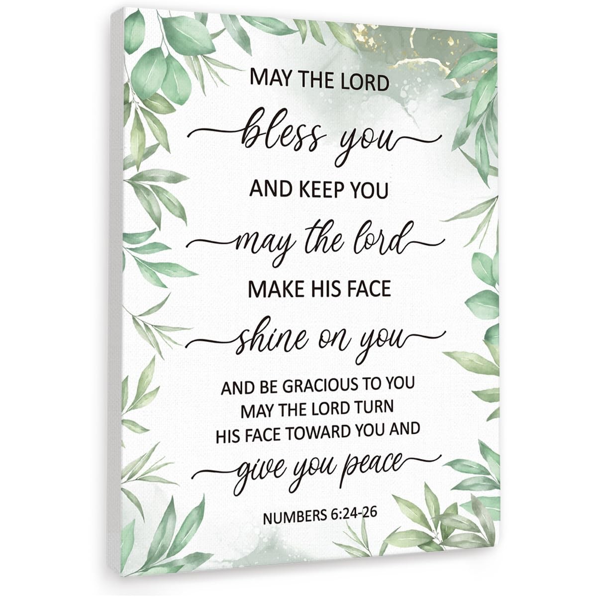 Numbers 6 24-26 Wall Art May The Lord Bless You Christian Wall Decor Kit