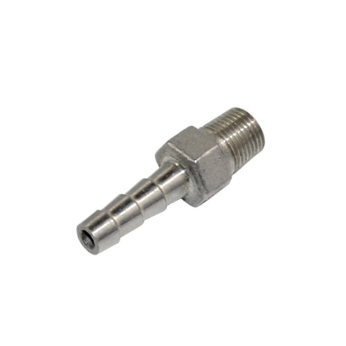 1/8" MALE NPT Thread to OD 3/16" Barb Hose Tail End Connector Stainless 304