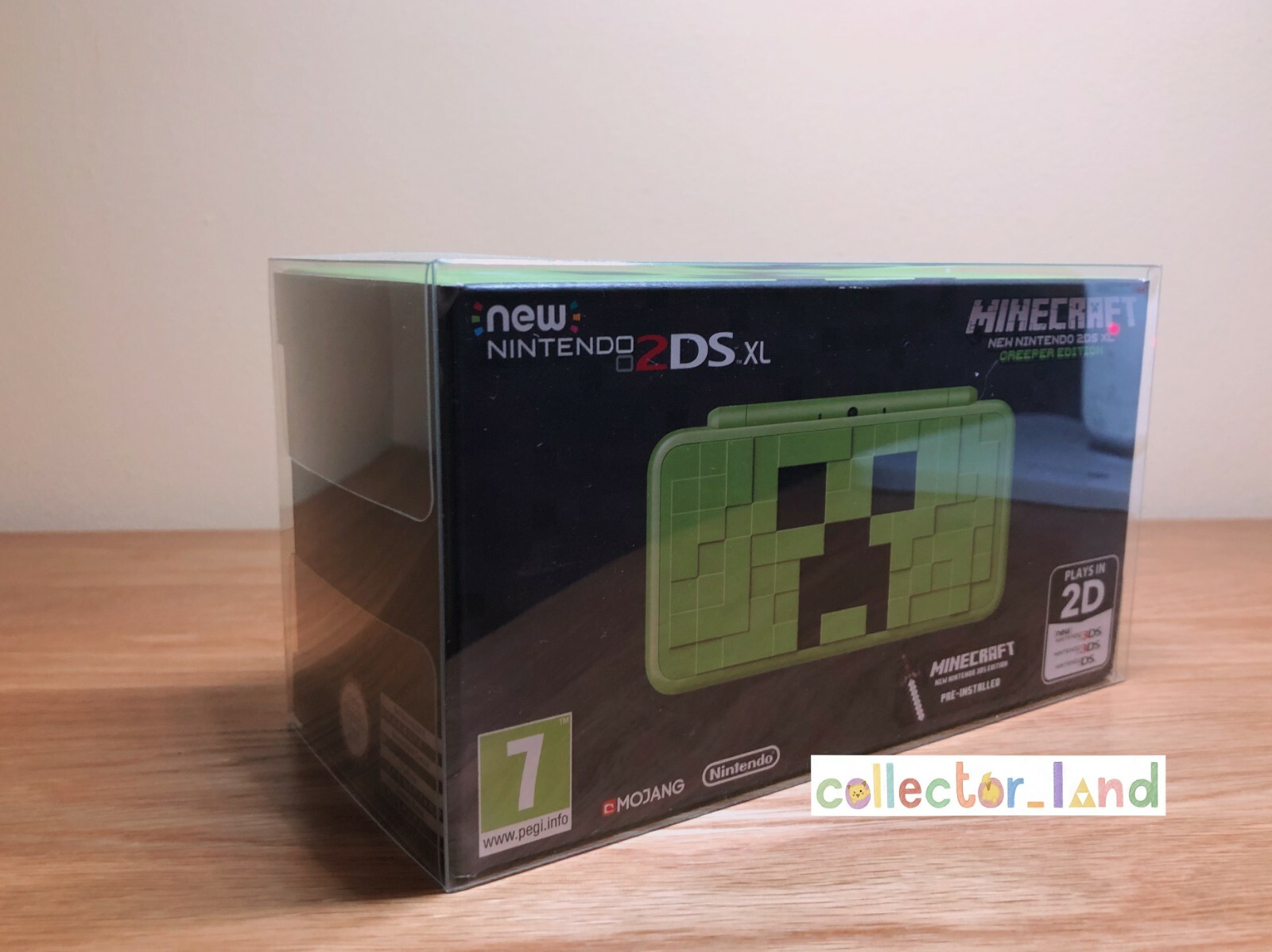 1 x BOX PROTECTOR for NEW Nintendo 2DS XL Console 0.5mm PLASTIC DISPLAY CASE