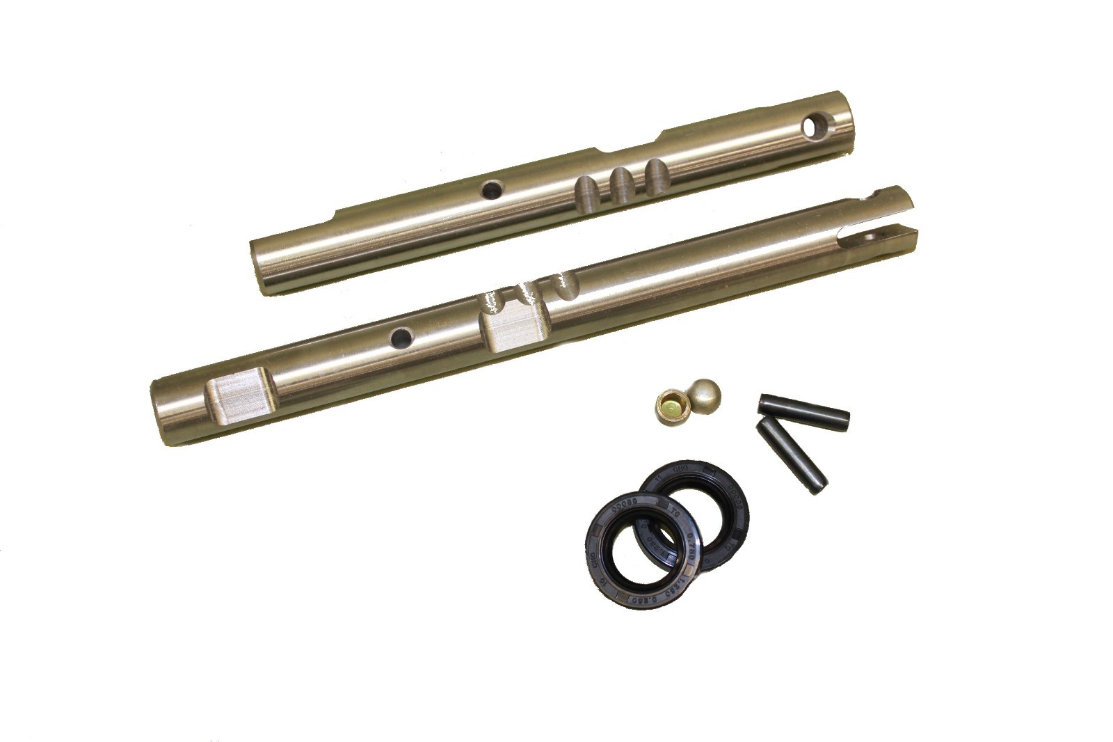 NP-205 Stainless, NEW twin-stick, shift-rails GM / Dodge W/install kit