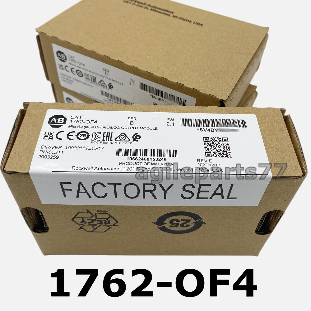 Sealed 1762-OF4 Allen-Bradley MicroLogix 4CH Analog OUTPUT Module 1762OF4 TX