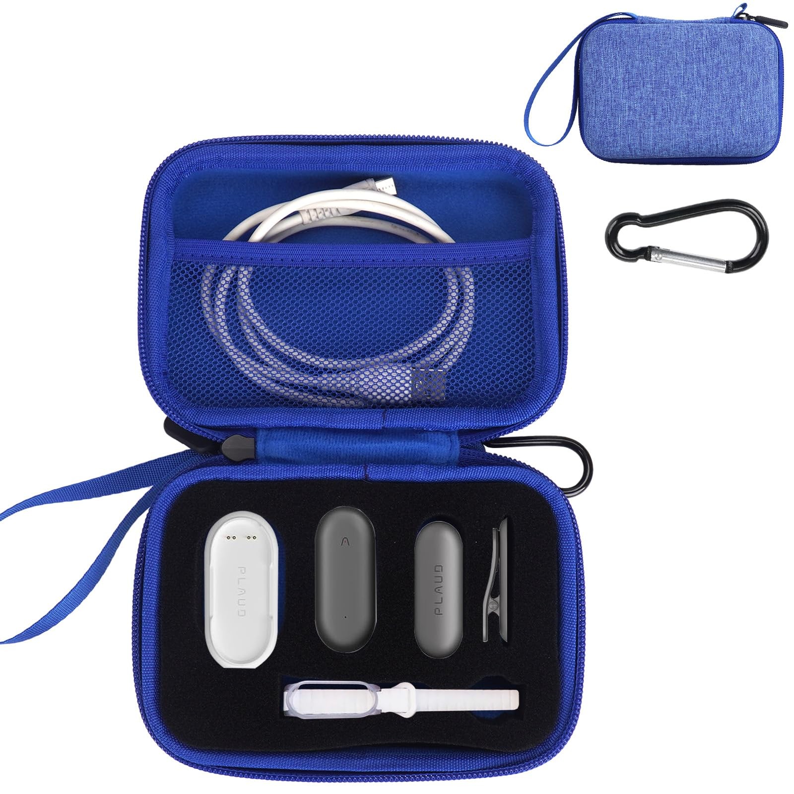 YouKnow Hard Case Compatible with PLAUD NotePin/NotePin S AI small, Blue
