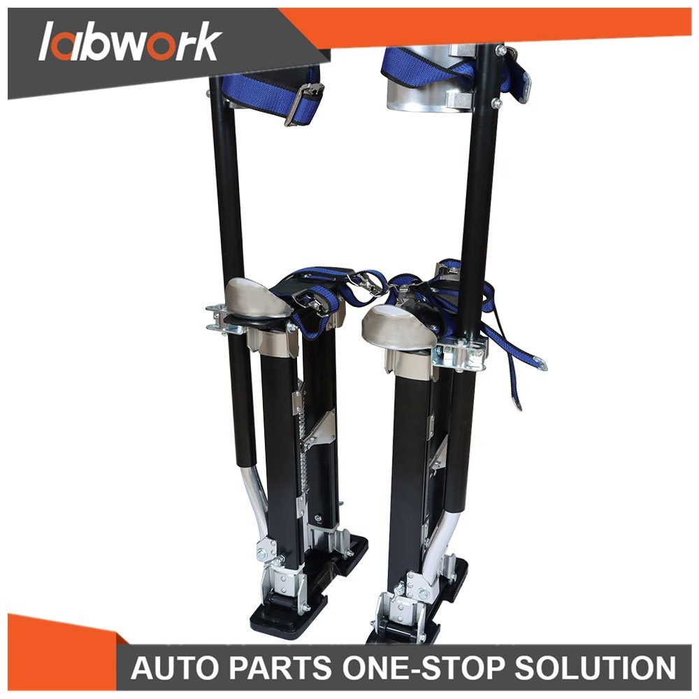 Labwork Black Adjustable 18”-30” Drywall Stilts Tool For Painters Walking Taping