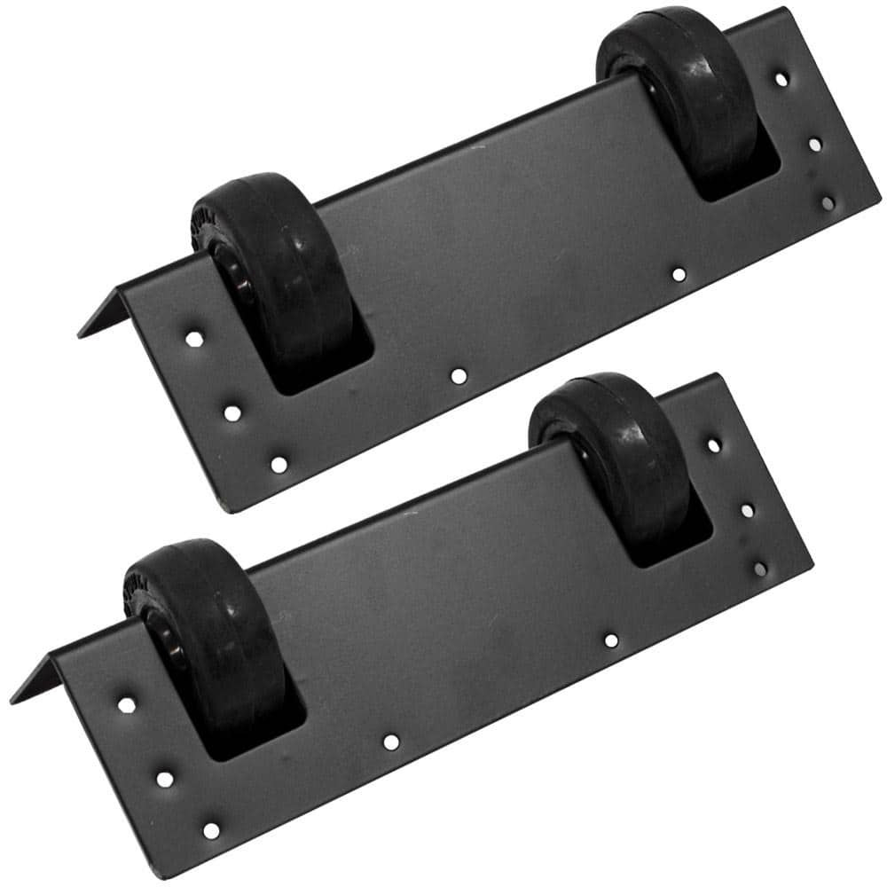 Seismic Audio Dual Wheel Caster Kit for PA Speaker Cabinets 2 Pack SAWHB30