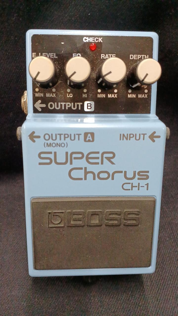 BOSS CH-1 SUPER CHORUS Effector  Guitar Pedal From Japan