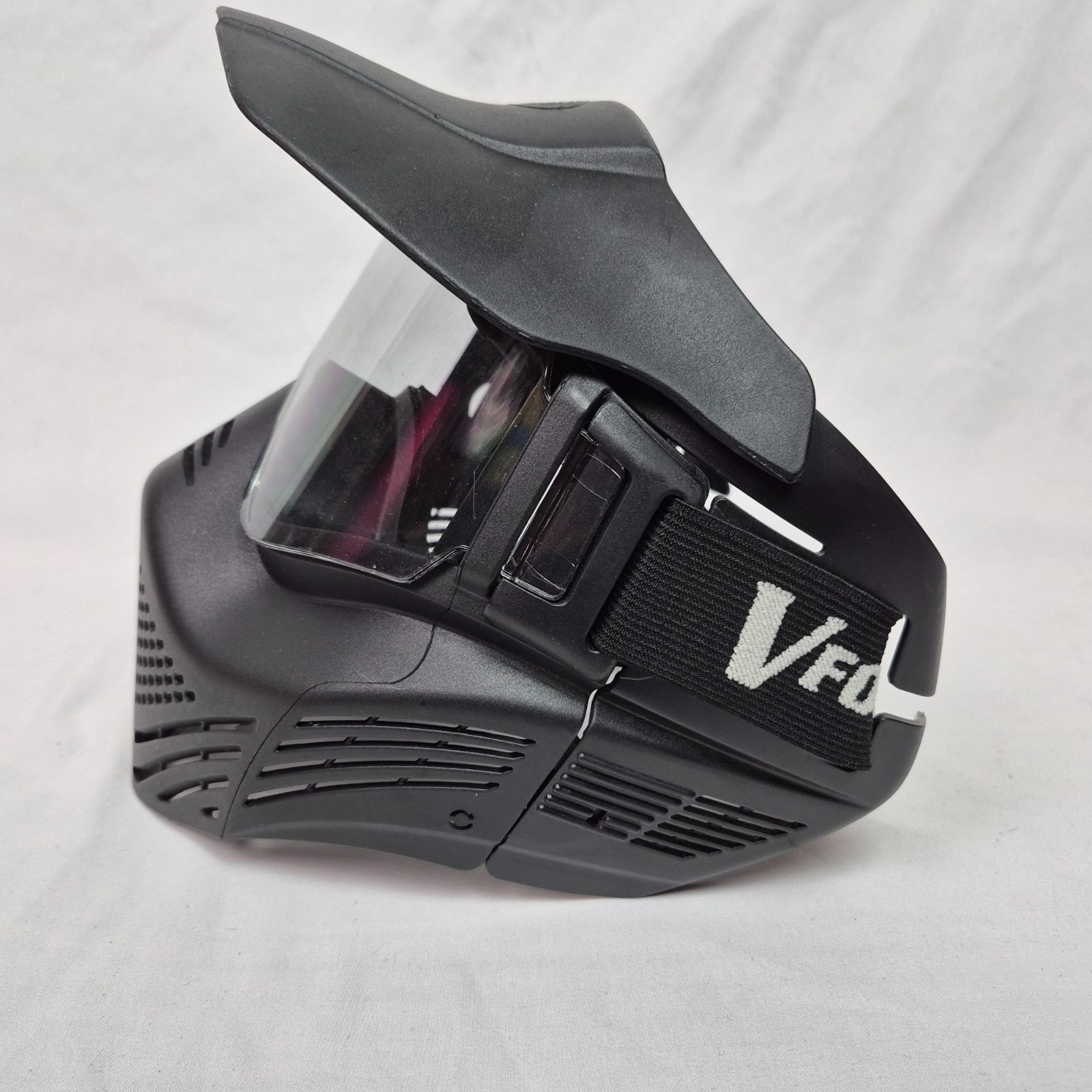 VForce Black Paintball Face Head Mask Protective Goggles Visor EXCELLENT!!!
