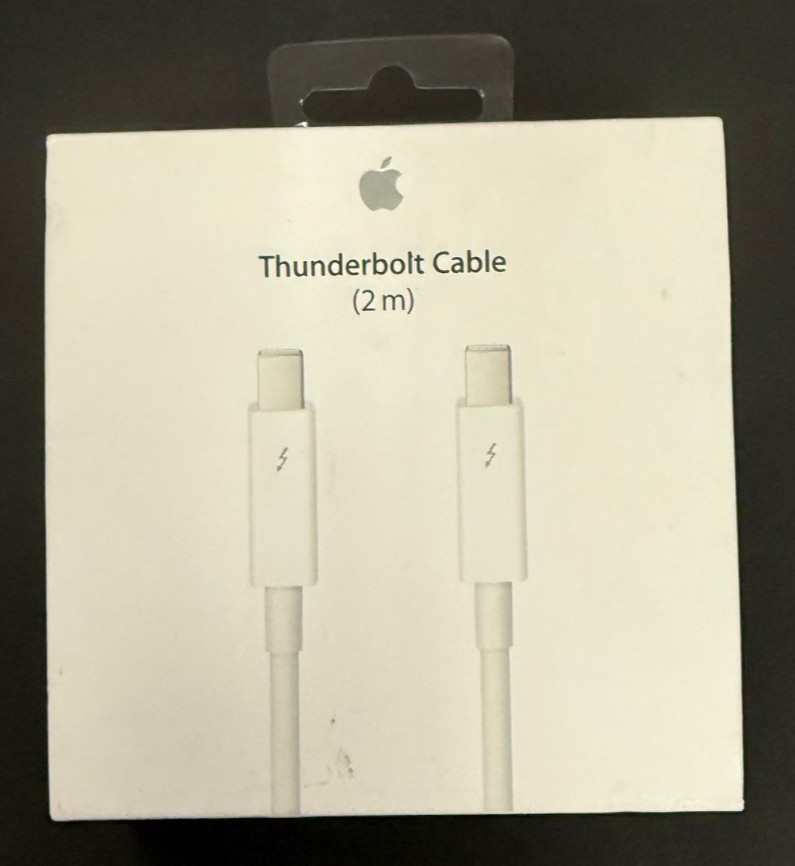 Genuine Apple 2m /6FT Thunderbolt 2 Cable Mini DP, A1410 MD861LL/A  White Sealed