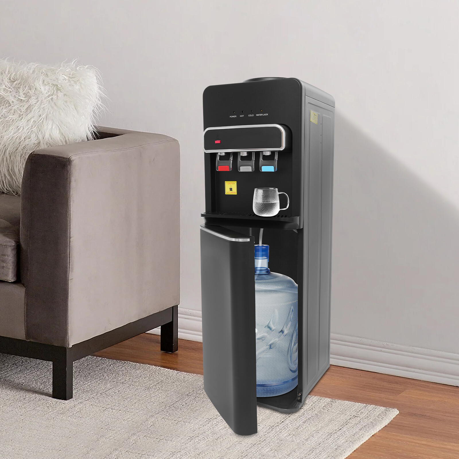 Water Dispenser, Bottom Loading Water Cooler Dispenser for 5 Gallon Bottles