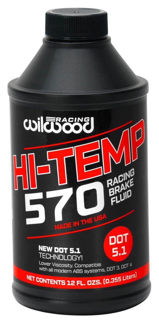 Wilwood Brakes 290-0632 BRAKE FLUID,HI-TEMP 570,12oz. BOTTLE