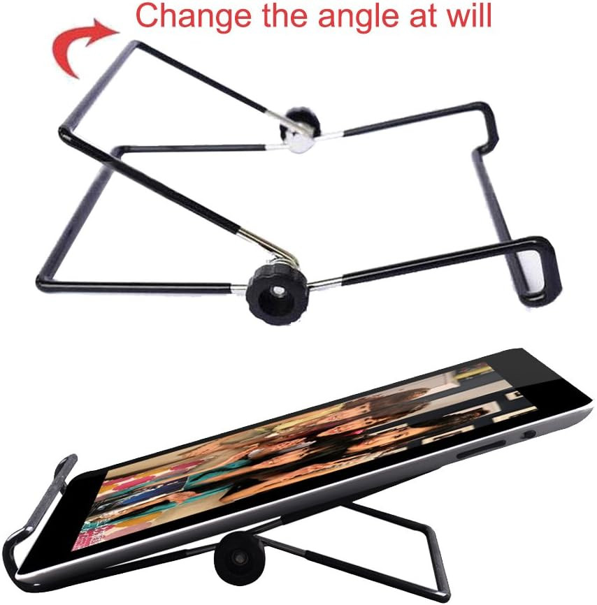 Tablet Holder Stand, Universal Multi-Angle Non-Slip Adjustable Holder Cradle for