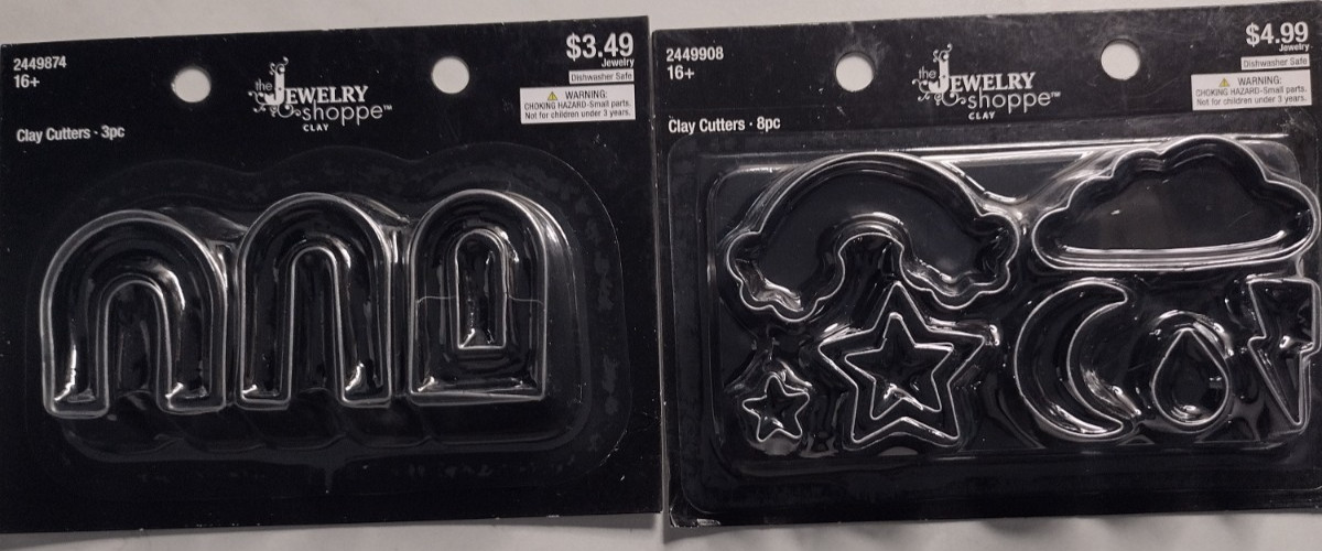 Polymer Clay Cutters Set of 2 Packs - Arches and Sky - NEW!