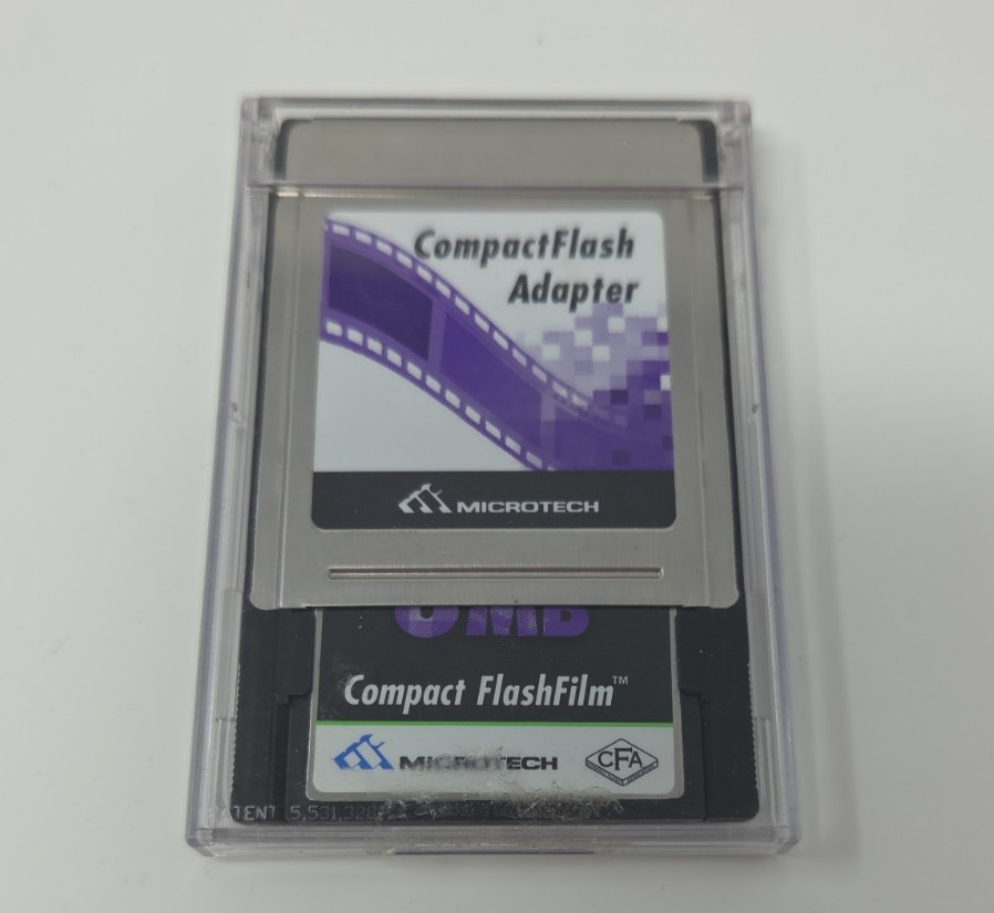 Microtech Digital Compact Flash Adapter Flash Film 8 MB Memory Card FREE SHIP