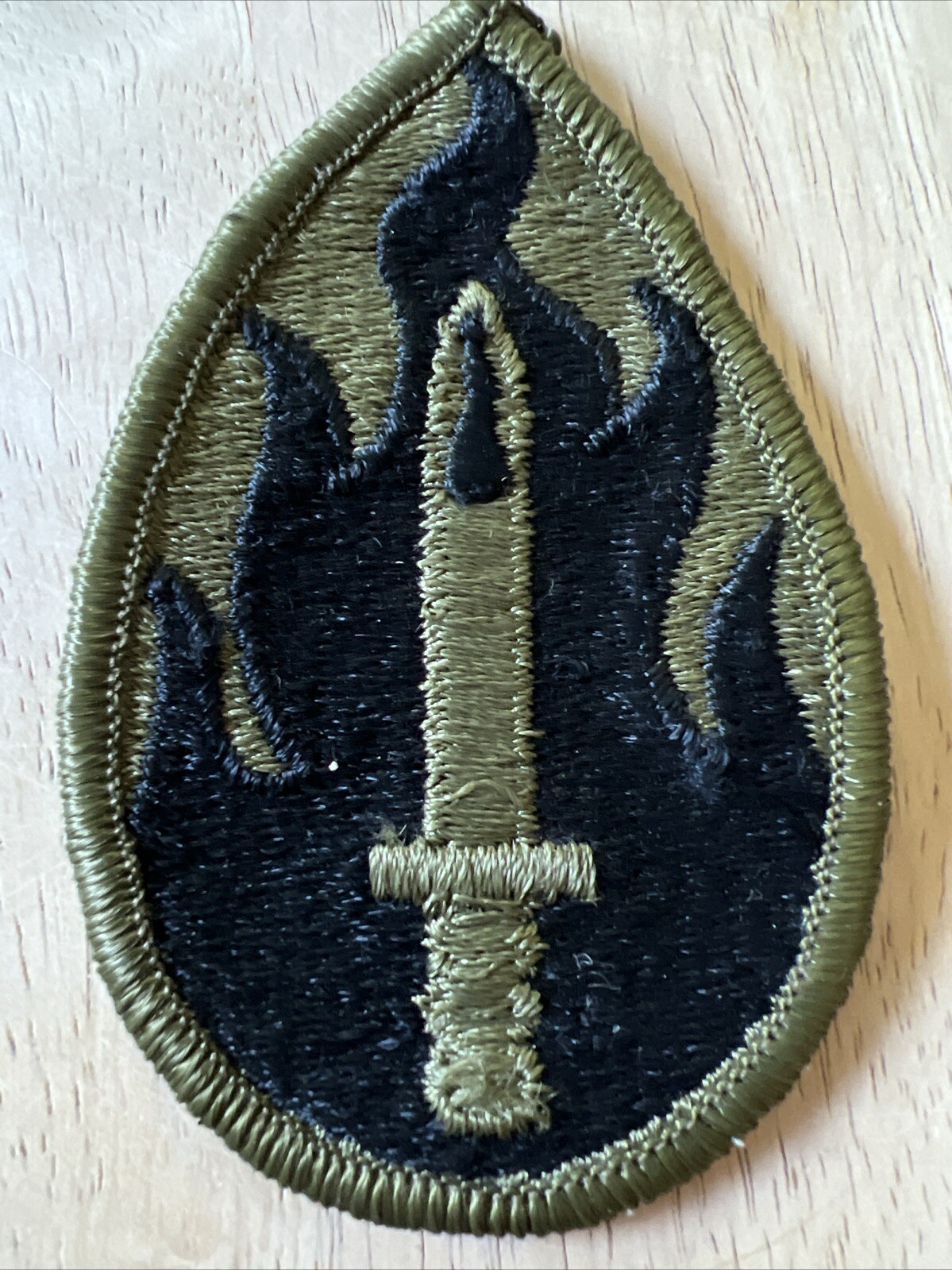 US Army 63rd Infantry Blood 🩸 Patch Subdued