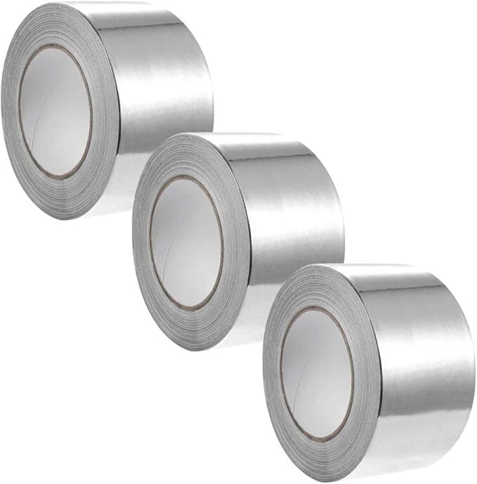 Professional Aluminum Foil Tape 3 inch x 150 feet for insulation ducts 3 PACK