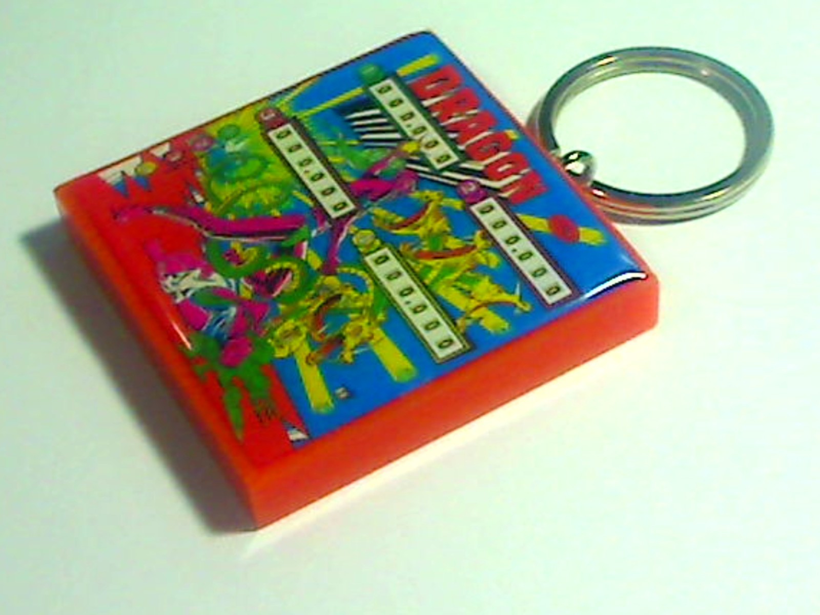 Interflip DRAGON Pinball Backglass Keychain