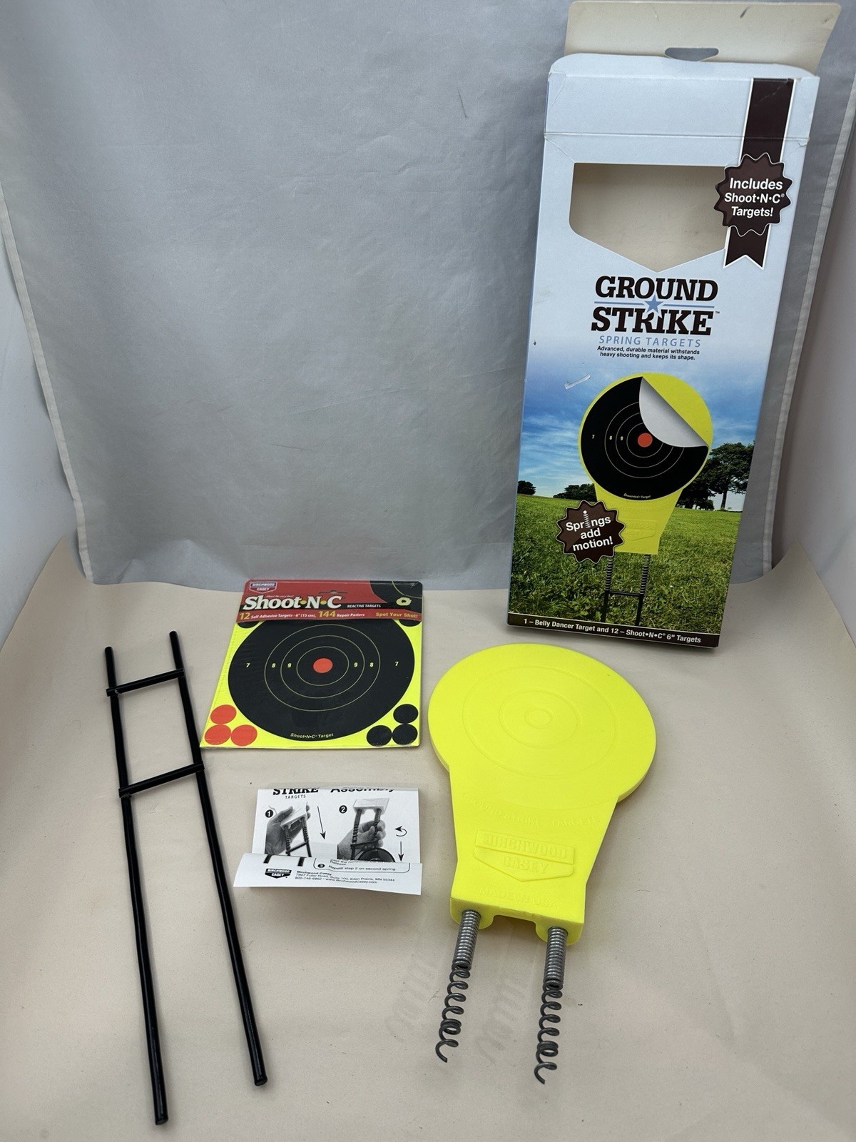 Birchwood Casey Ground Strike Belly Dancer Target All Calibers Made In USA