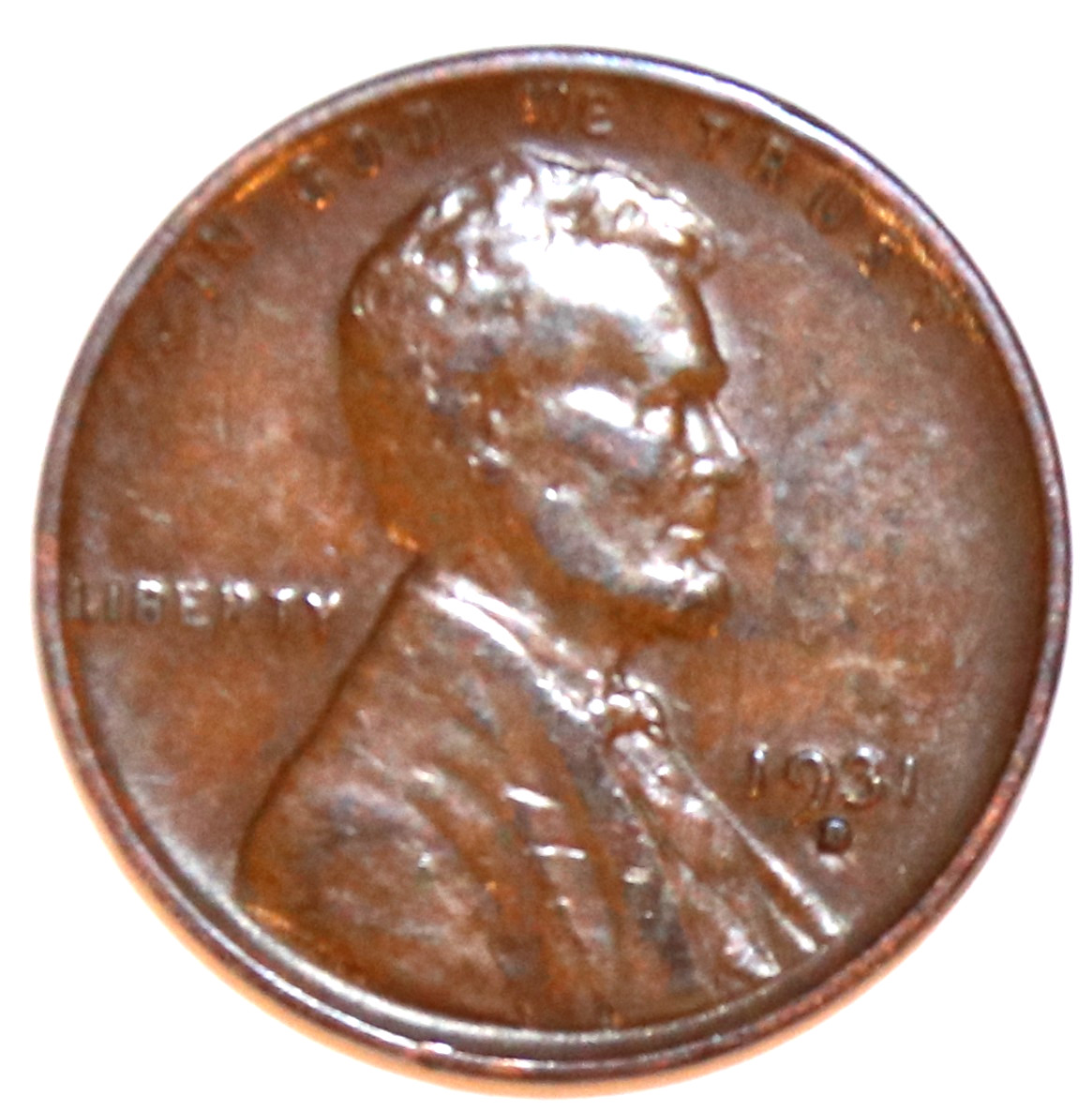 1931-D Lincoln Wheat Cent - Extra Fine - 4705E