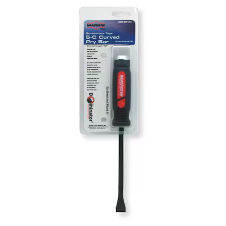 Dominator 60137 Pry Bars, 10 In. L, 1-1/2 In. W, Black