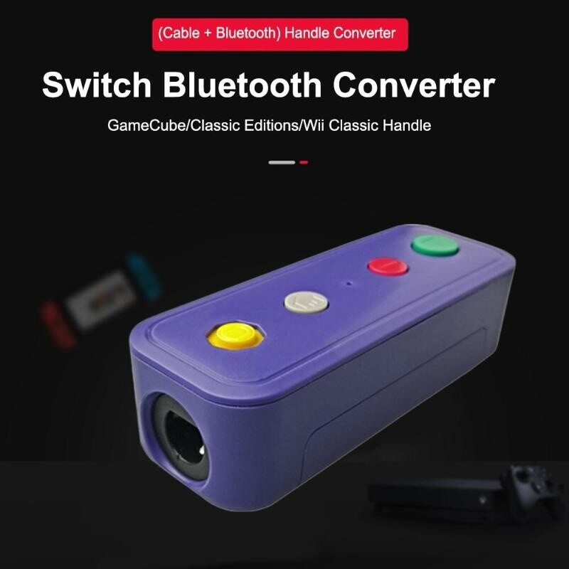 Wireless Bluetooth-compatible Adapter Converter with USB Cable Fit for Switch