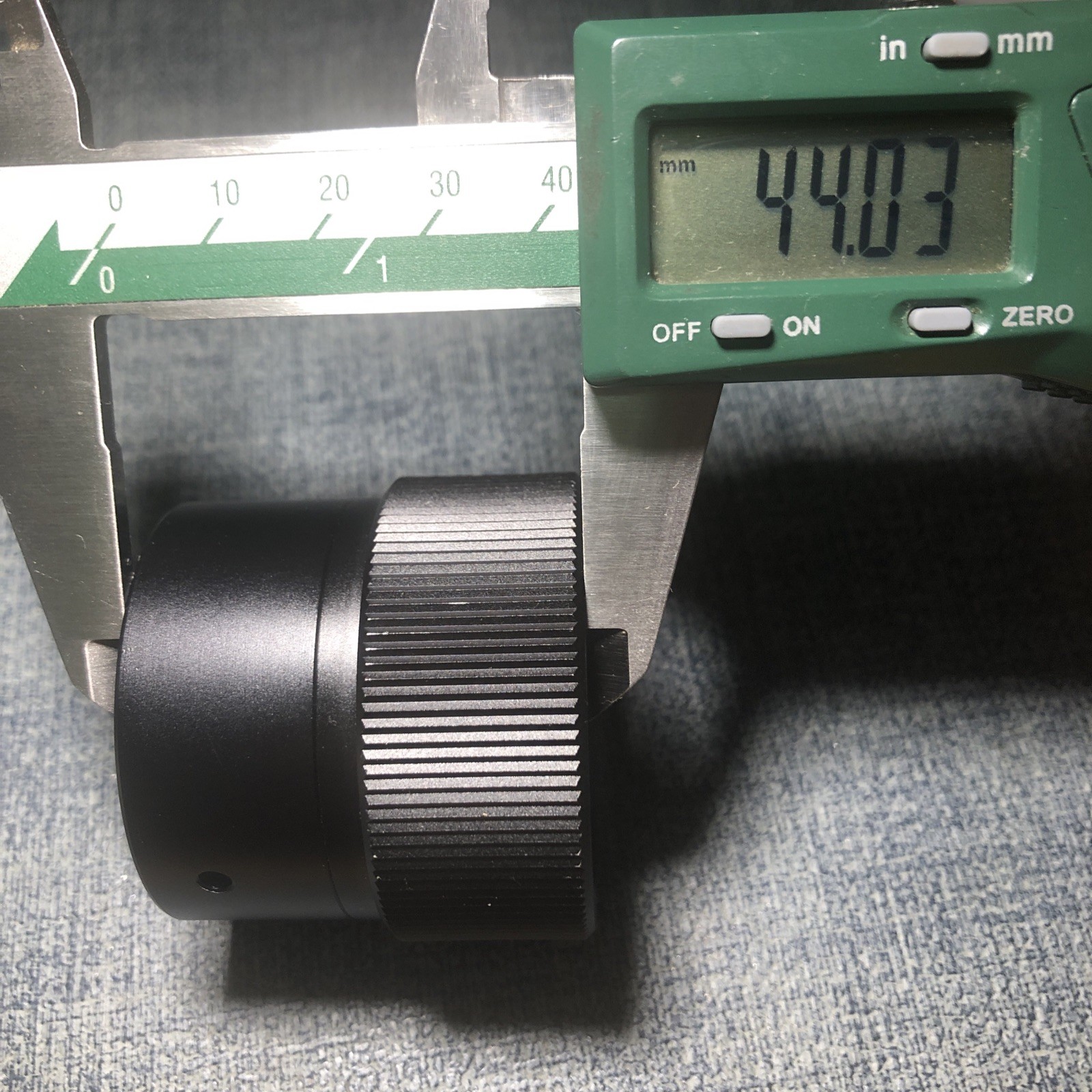 Precision Microscope Metal Optical Focus Knobs 1.257” / 32mm ID w/ Set Screw