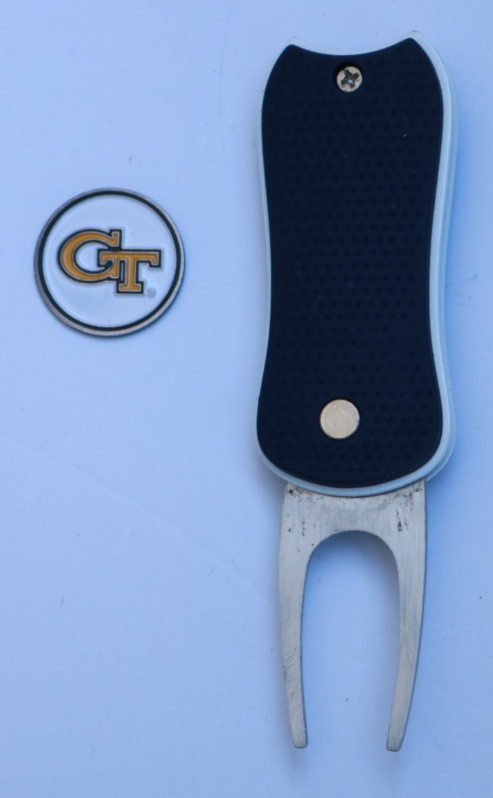Georgia Tech Yellow Jackets Switchblade Divot Tool Pre Owned