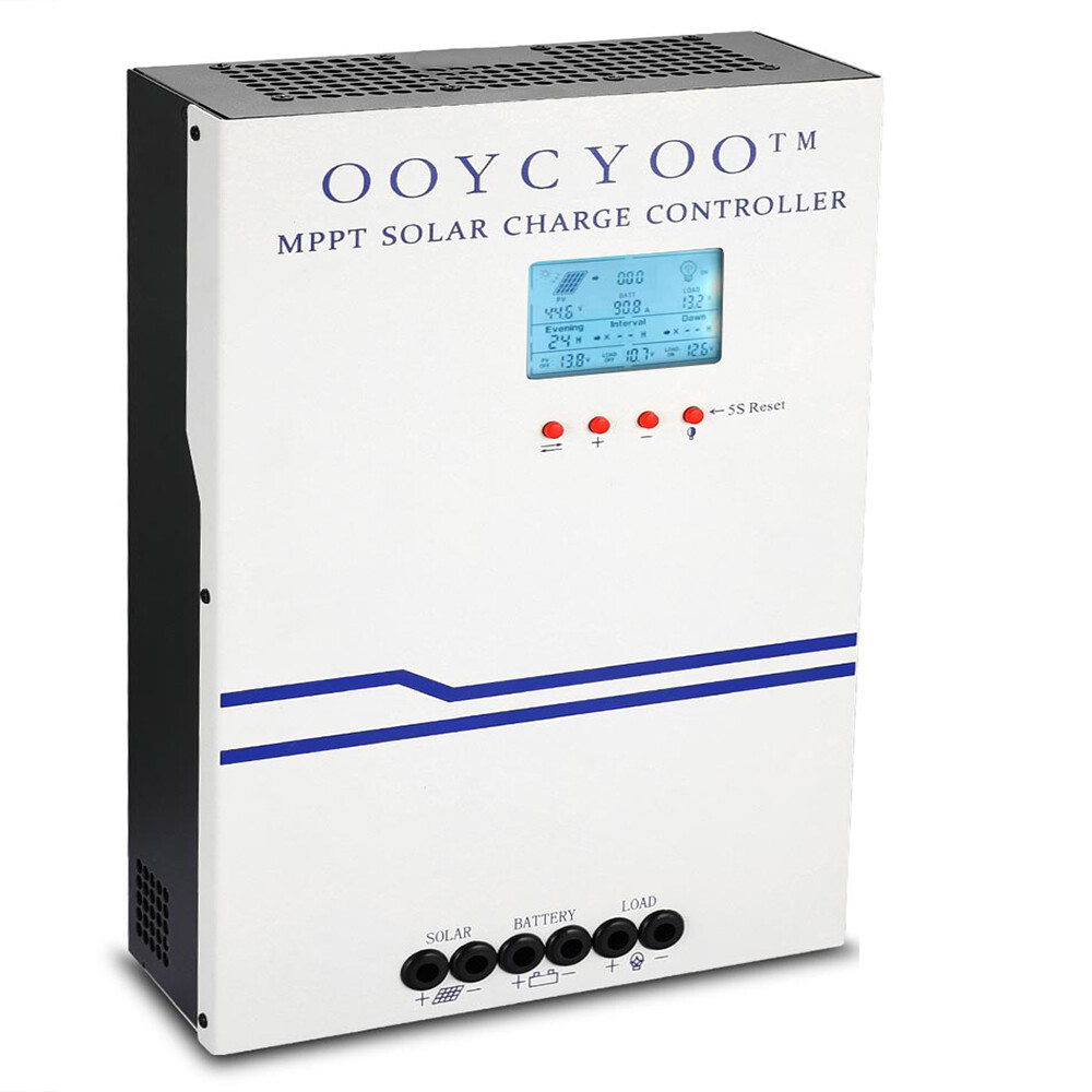 60A 80A 100A MPPT Solar Charge Controller 12V 24V/36V 48V Auto PV 150V 5000W A2