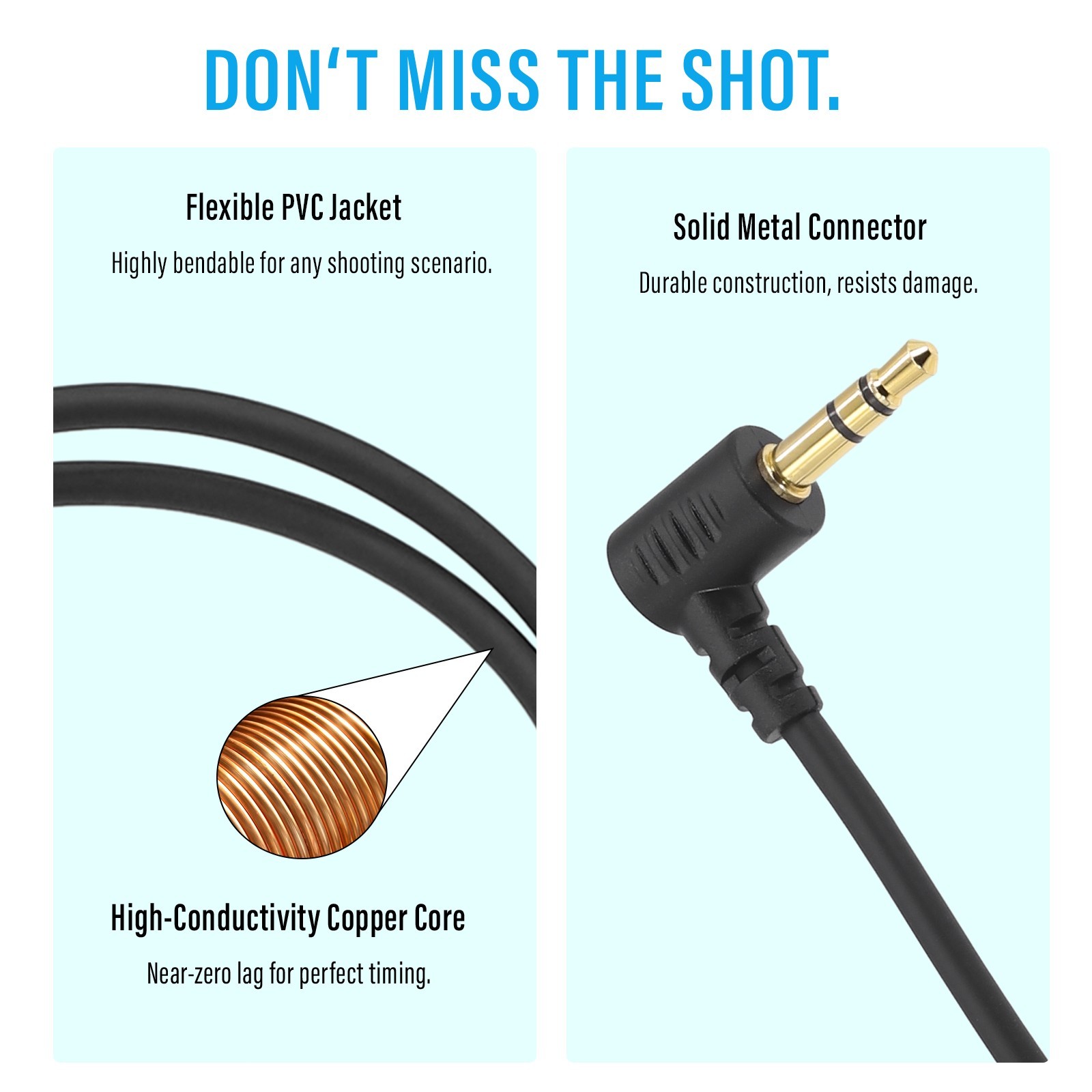 2.5mm-X/3.5mm-X Series Shutter Release Remote Control Cable for Hasselblad X1D